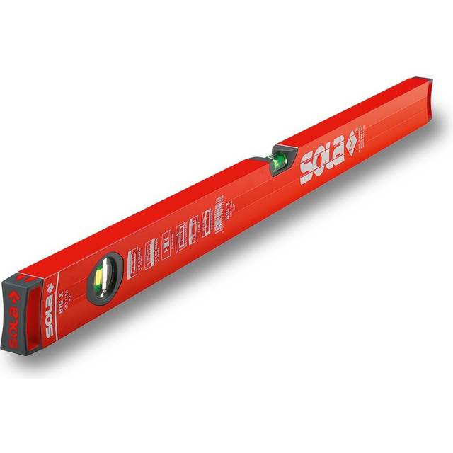 Wasserwaage BIG X 60cm Alu.rot, ± 0,5mm/m SOLA