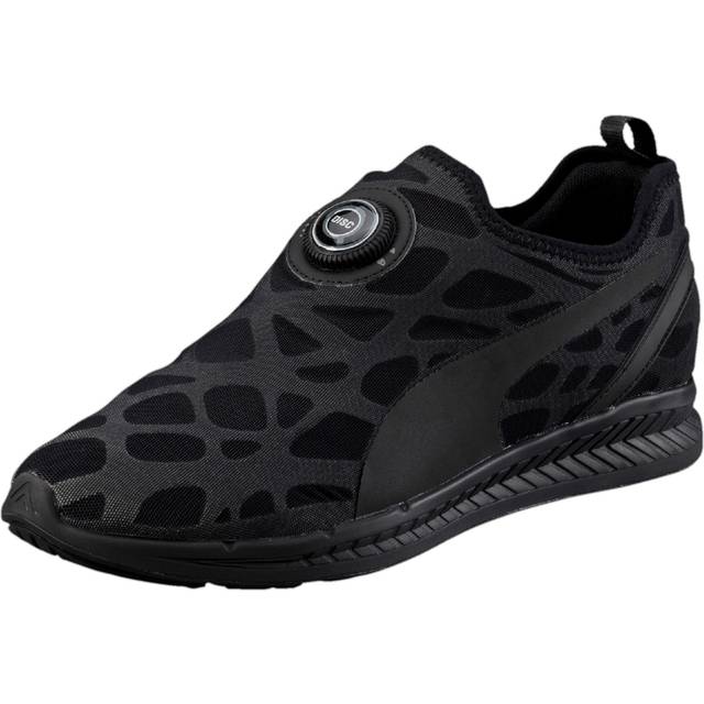 Puma Disc Sleeve Ignite Foam Black Textile Mens Slip On Trainers 360946 01 - Size UK 3.5