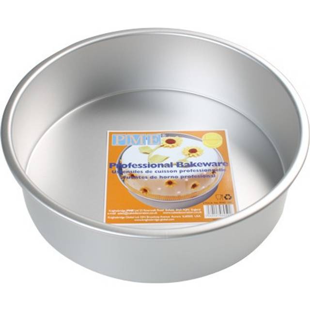 PME Eloxerad aluminium rund kakform 8 x 3 tum djupt filter, 20,3 cm, 20,3 cm