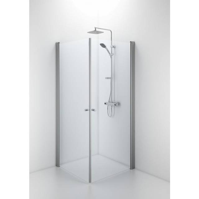 Duschdörr Contura Shower Space Rak SPNK med Knopp
