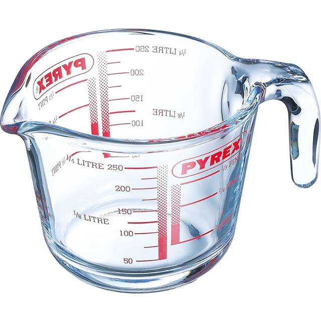 Pyrex Classic Målekande 0,25 liter Klar