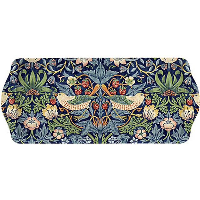 Pimpernel Strawberry Thief Blue Sandwich Tray, Multicoloured
