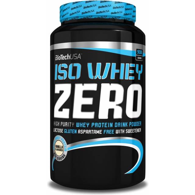 BioTech USA Iso Whey Zero 908g Cookies & Cream, proteinpulver