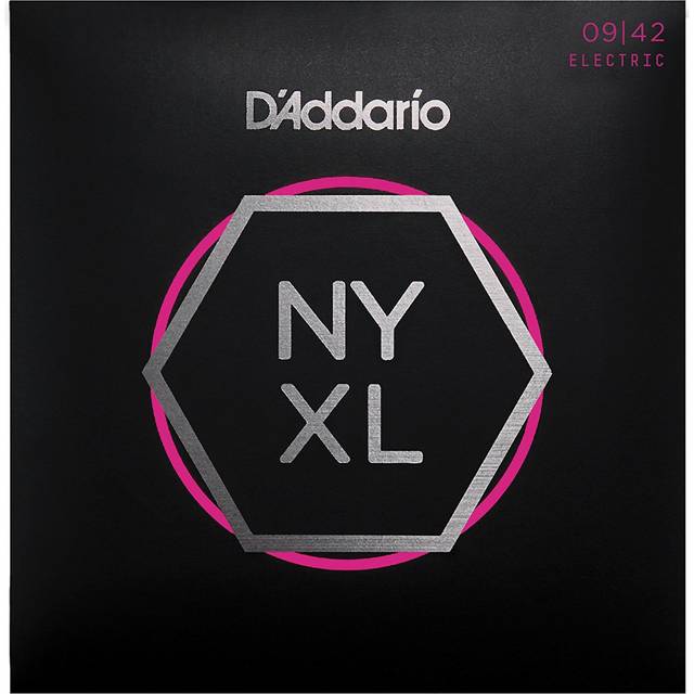 D'Addario NYXL Nickel Wound Electric Guitar Strings, Super Light (NYXL0942)