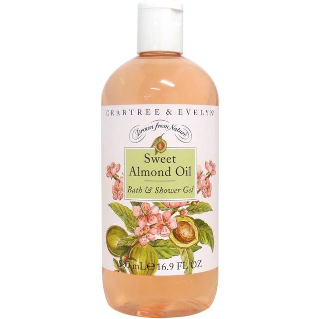 Crabtree & evelyn sweet almond oil bath and shower gel 500 ml fast delivery
