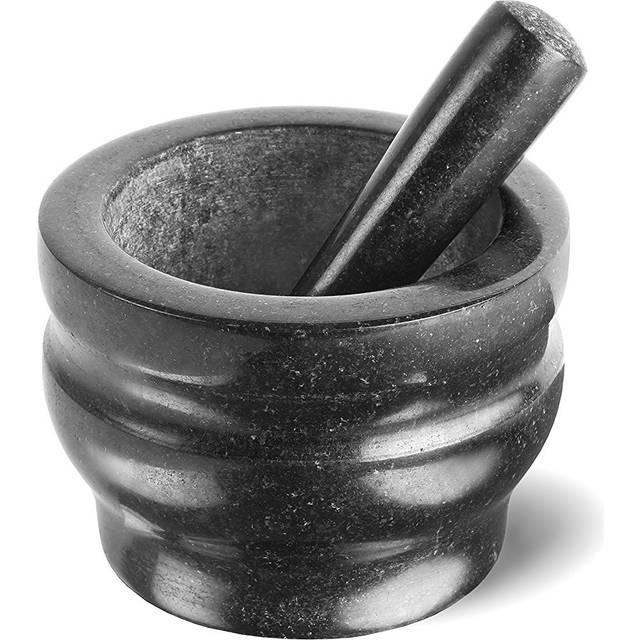 Cole & Mason Granite Pestle & Mortar, Black