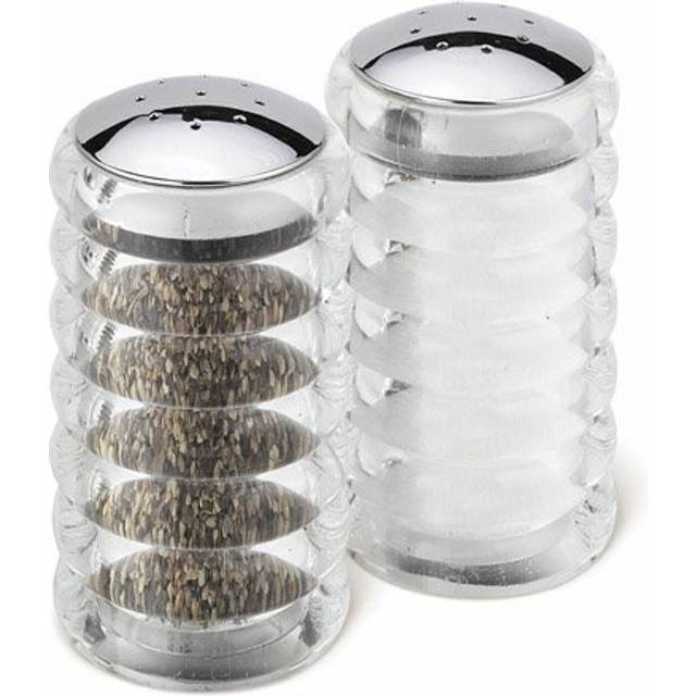 Set of 2 Cole & Mason Beehive Salt & Pepper Shakers - Clear
