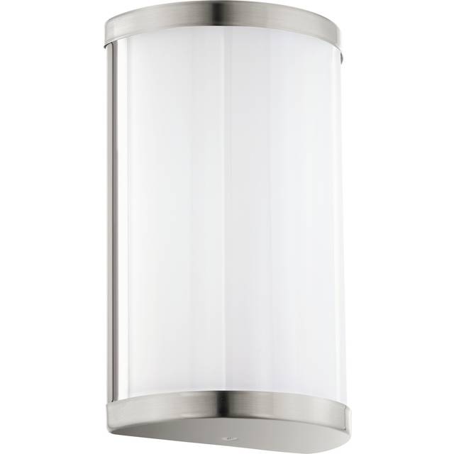 EGLO Cupella LED Wall Light 2 Bulbs Wall Light Modern Wall Lighting for Indoor Use Metal and Plastic Living Room Lamp in Nickel Matt White LED Hallway