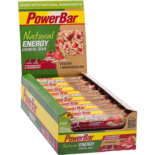 POWERBAR NATURAL ENERGY VEGAN STRAWBERRY-CRANBERRY