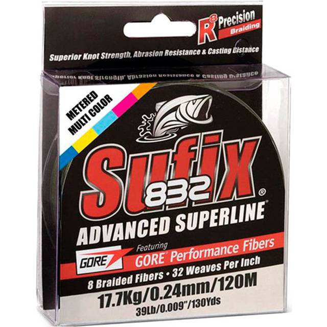 SUFIX 832 Braid Multi Color 300m 0,24mm 17,7kg -