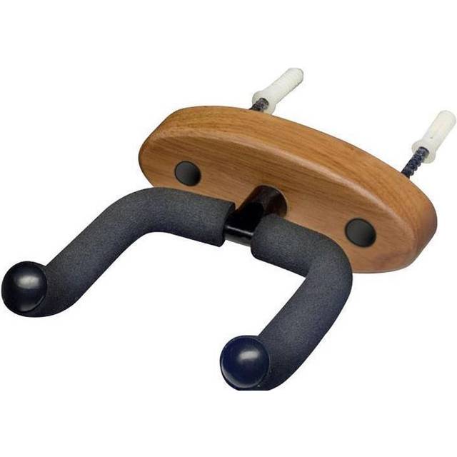 Stagg Wall Mounted Guitar Hanger holder with oval wooden base