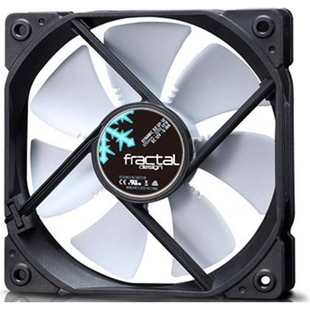 Fractal Design FD-FAN-DYN-X2-GP12-WT computer cooling system Computer case 12 cm Black, White