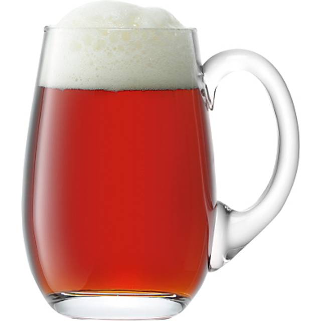 LSA International Glass Beer Tankard, Clear, 750ml