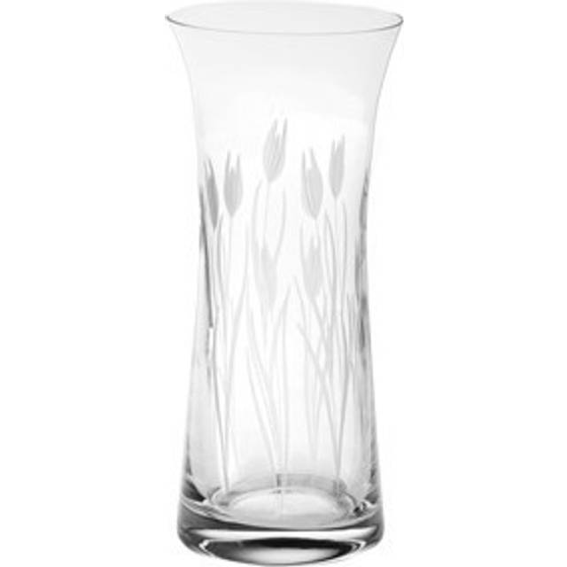 Royal Scot Crystal Wild Tulip Lily Vase, 230mm