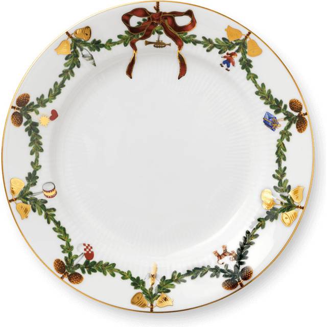 Star Fluted Christmas Tallrik Ø22cm