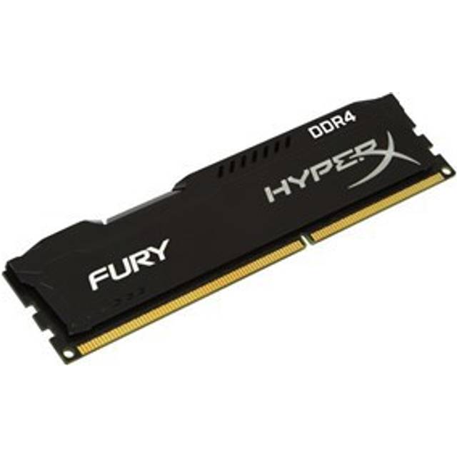 HyperX FURY DDR4 GB, 2 400 MHz CL15 DIMM XMP – HX424C15FB/4, svart 2400 MHz 4 GB Svart