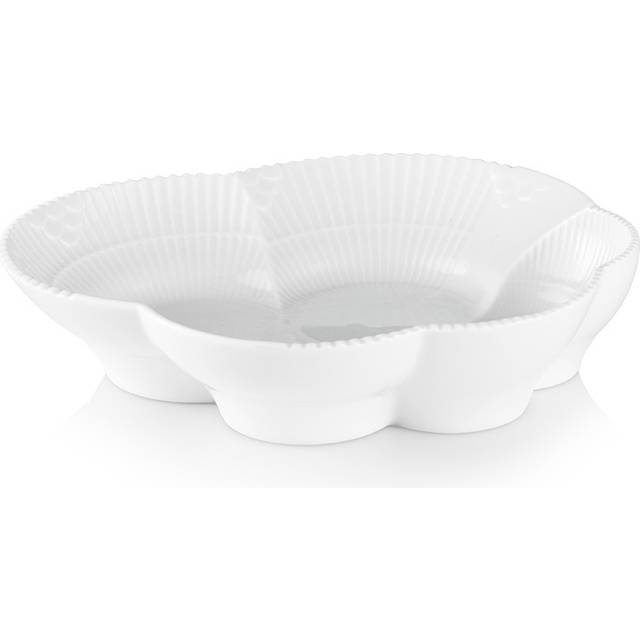 Royal Copenhagen White Elements fat 19 cm - cm. Serveringsfat Från Magasin - Hvid (19 cm.)