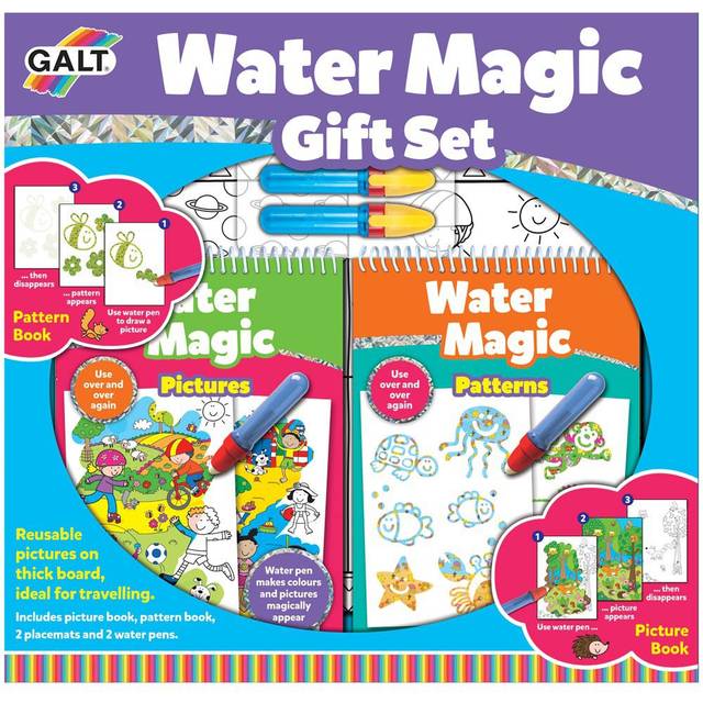 Presentset Målarbok Water Magic Galt