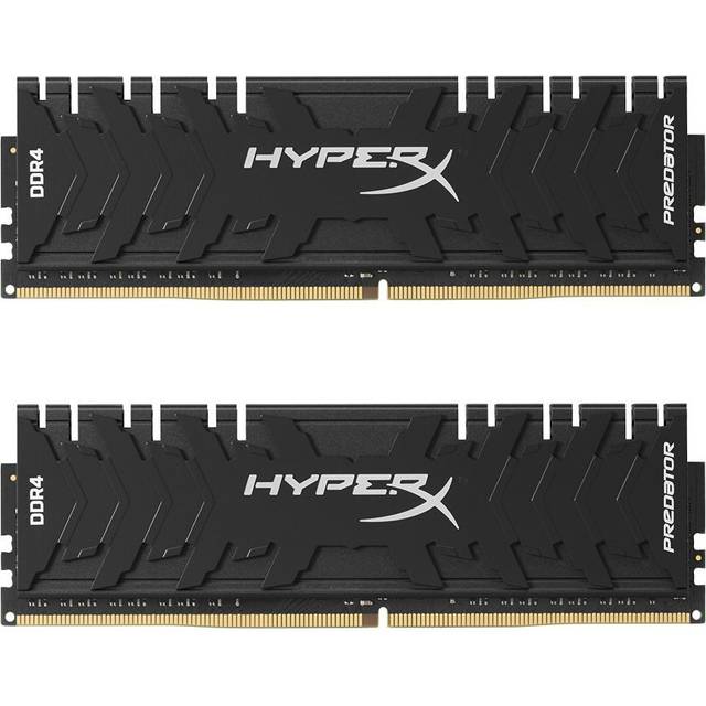HyperX Predator - DDR4 - sats - 16 GB: 2 x 8 GB - DIMM 288-pin - 3200 MHz / PC4-25600 - CL16 - 1.35 V - ej buffrad - icke ECC - svart