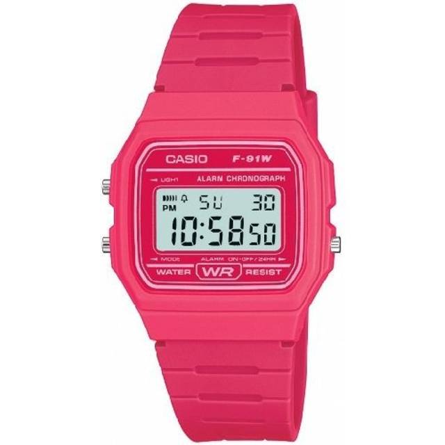 Casio Pink Resin Strap Watch
