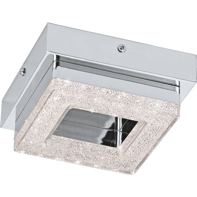 EGLO Fradelo LED Crystal Flush Wall & Ceiling Light - Chrome