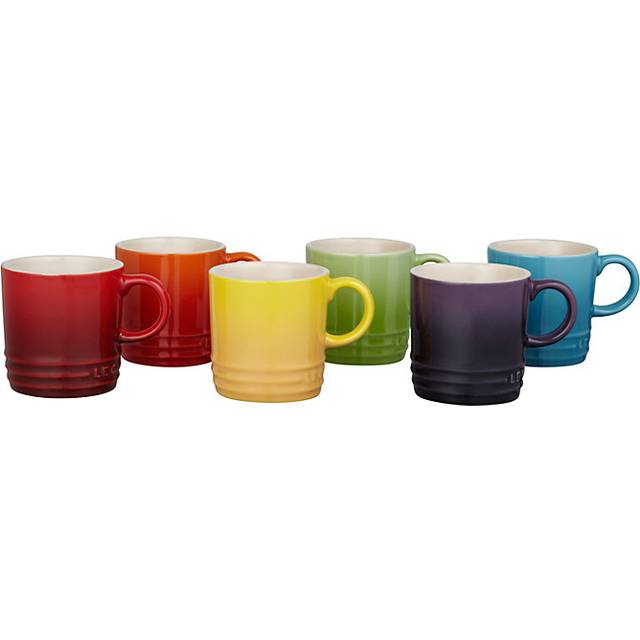 Le Creuset Le Creuset gåvoset espressomugg 10 cl 6-pack Rainbow - Multi