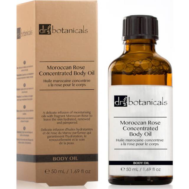 Dr Botanicals Moroccan Rose Concentrated Body Oil 50ml Vegan