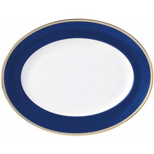 Wedgwood Hibiscus serving dish 35 cm blue