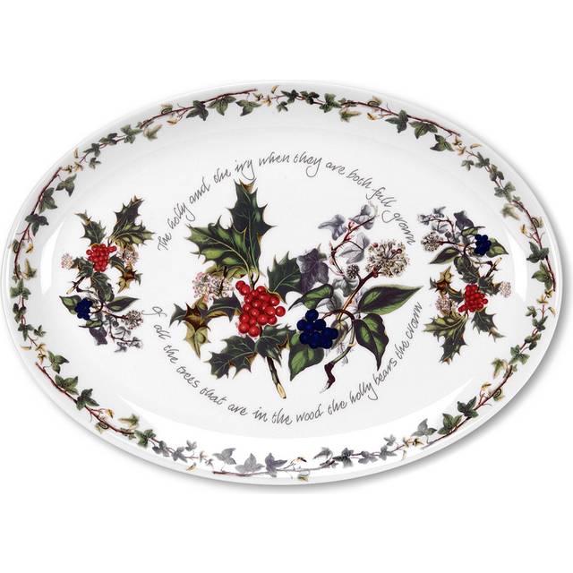 The Holly and The Ivy Oval Platter