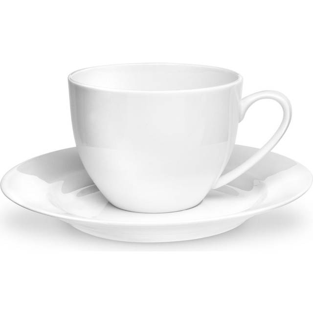 Royal Worcester Serendipity White Set of 4 Teacup & Saucers