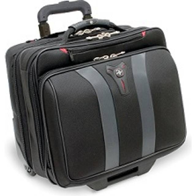 WENGER Granada 17" Laptop Case - Black & Grey, Black,Silver/Grey