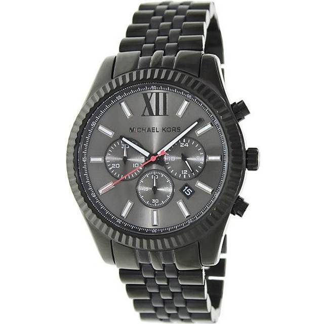 Michael Kors Lexington All Black Large Men's Bracelet WatchÂChronographÂMK8320