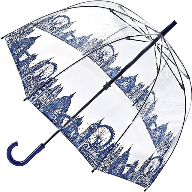 Fulton Birdcage 2 Dome Shape Umbrella London Icons - New!