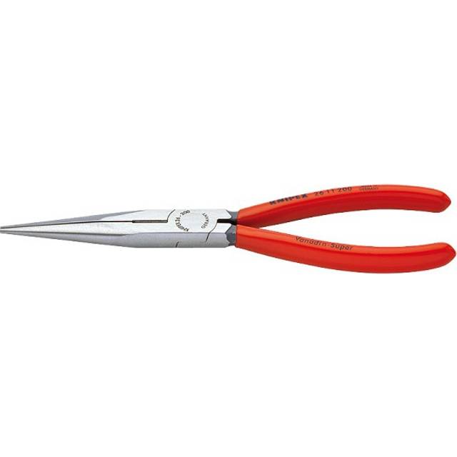 Knipex 26 11 200 SB Long Snipe Nose Side Cutting Pliers PVC Grips 200mm (8in)