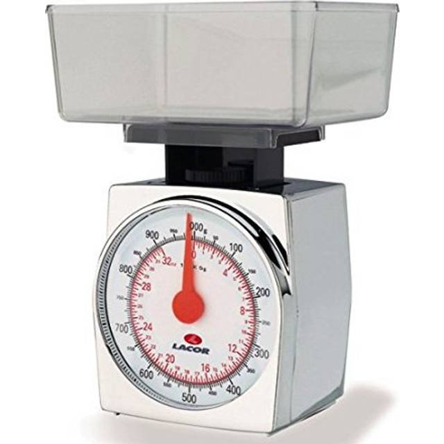 Kitchen scale with graduation Lacor - Gris - 14.5x11.5x12 cm