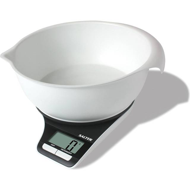 Salter Measuring Jug Digital Kitchen Scales, Electronic Food Weighing, 1.25L Easy Pour Cooking Scale Home Appliance, Add & Weigh Multiple...