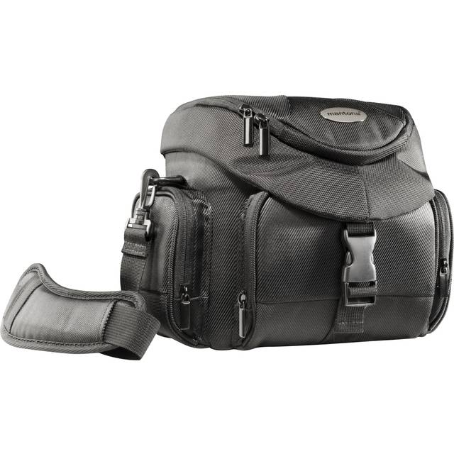 Mantona Premium camera bag - universal bag incl. quick access, dust protection, carrying strap and accessory compartment, suitable for DSLM and DSL...