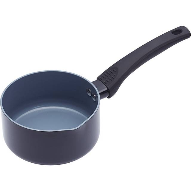 MasterClass Ceramic Non-Stick Induction Ready 14cm Milk Pan - Grey