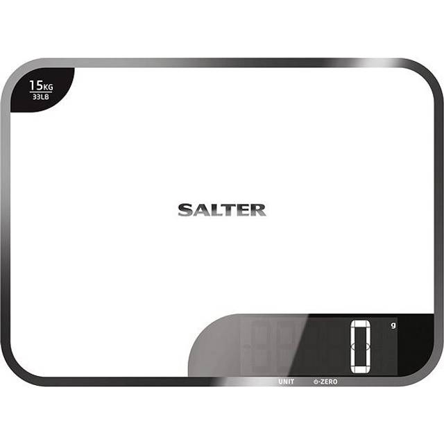 SALTER Aquatronic 1079 WHDR Digital Kitchen Scales - Black & White, Black,White