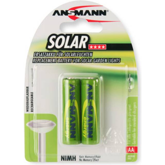 Ansmann Solar Garden Lights 800mAh AA HR6 Rechargeable Batteries | 2 Pack