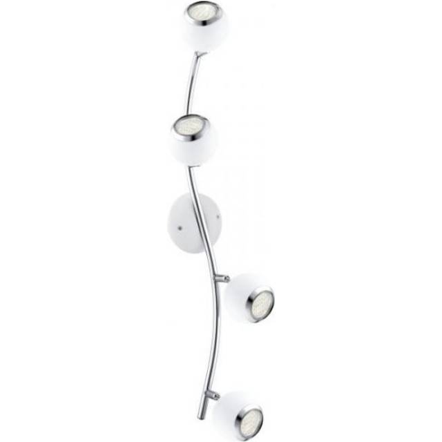 Bimeda - 4 Light Spotlight Chrome, Nickel-Nero, GU10 - Eglo