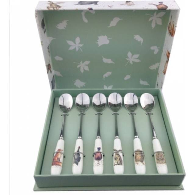Wrendale Designs - Teaspoons - White (16cm L)