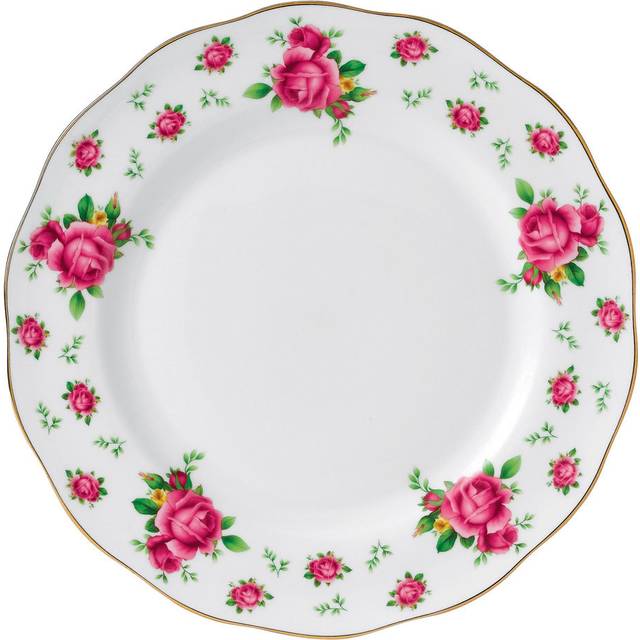 Royal Albert Pink, Green and Red New Country Roses China Plate 27cm