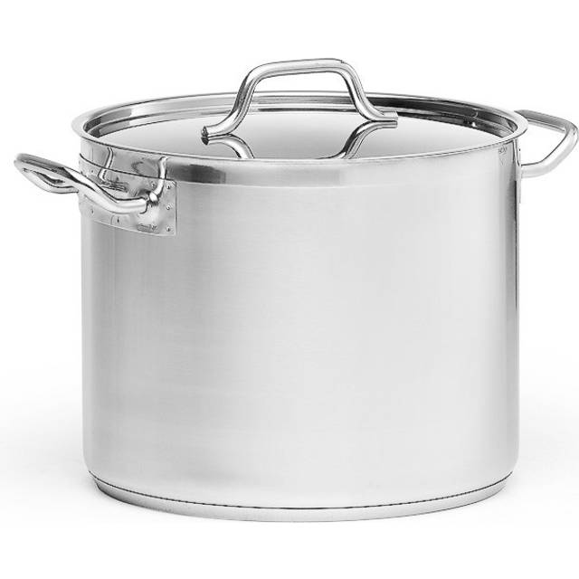 Kittel inkl lock, rostfritt, hög, 32 diameter cm, 20 liter