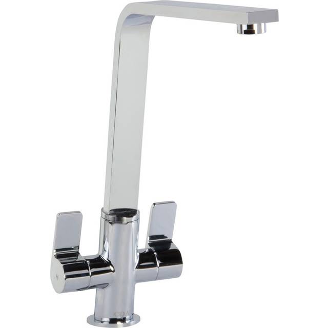 TC77CH Chrome Contemporary Slant Monobloc Tap