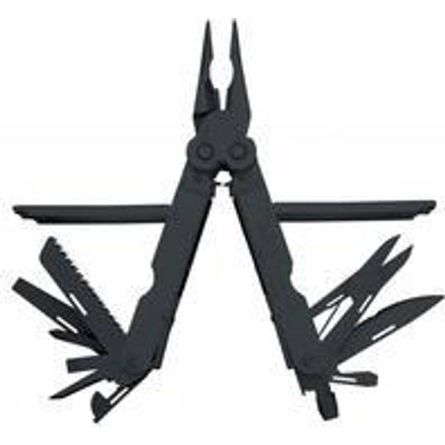 SOG PowerLock Multi-Tool Compound Leverage Technology, 420 Steel Handle EOD Crimper Device in Black - 7"