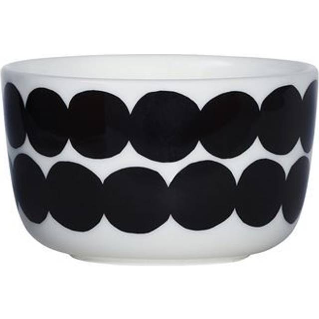 Marimekko Räsymatto skål 2,5 dl svart-vit