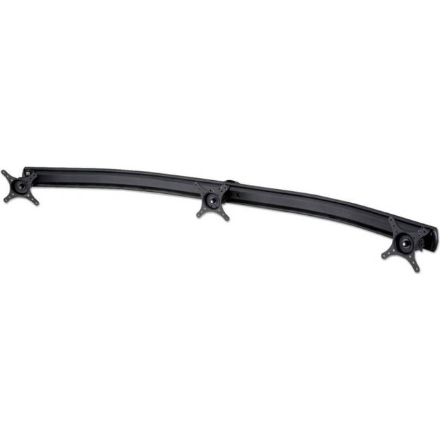 Triple Bracket Curved Arm, Black