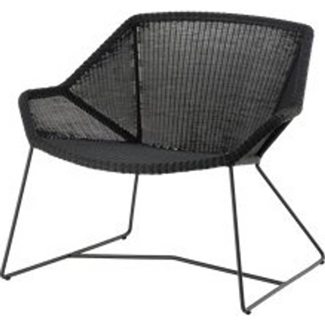 Cane-line - Breeze Lounge Chair 5468 LI/LS/LW - Lounge stol - Black - B: 87 x D: 72 x H: 73 x SH: 40 cm