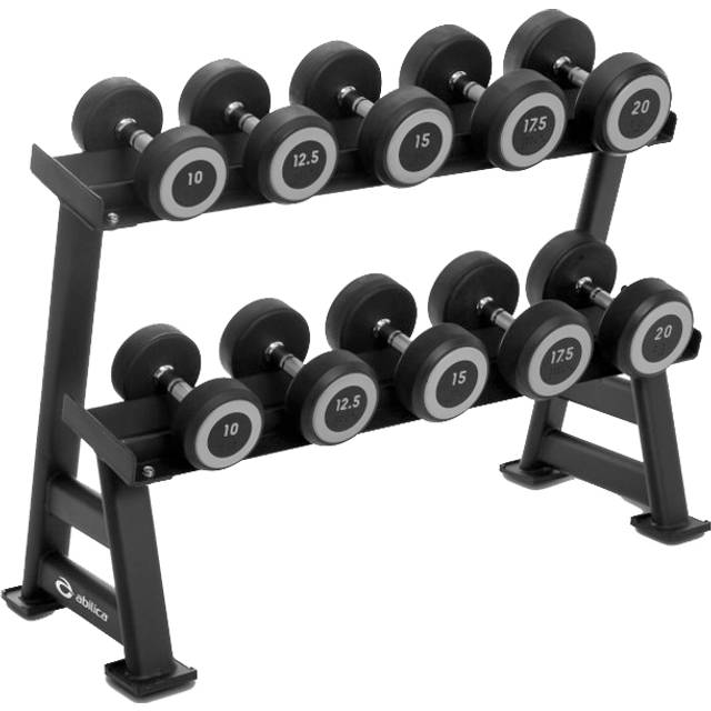 Dumbbellrack Maxi Set Hex, 5-par: 10 - 20 kg, Abilica